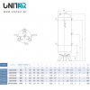 Αεροφυλάκιο όρθιο 2000lt - 12 bar COINOX