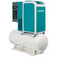 Κοχλιοφόρος αεροσυμπιεστής Renner RSDK-PRO 5.5 7.5hp με ξηραντή και αεροφυλάκιο