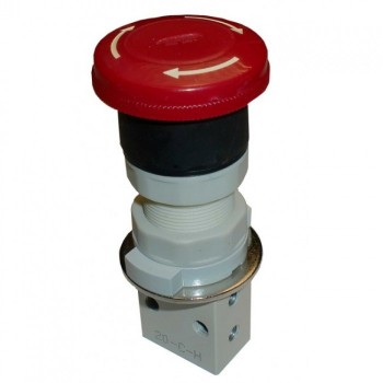 Μπουτόν αέρος BF 325 ST RD UNITAIR τριοδικό M5 κουμπωτό EMERGENCY