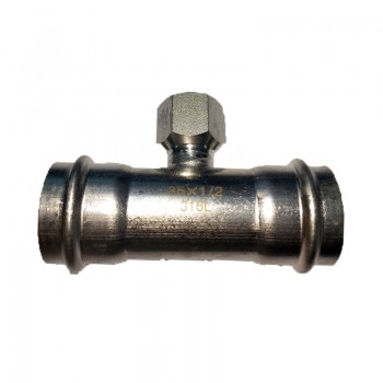 Ταφ με σπείρωμα SUS316L Φ35